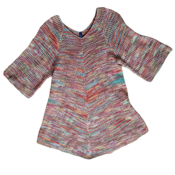 Falls Creek Tops - Falls Creek Rainbow Knit Sweater Top